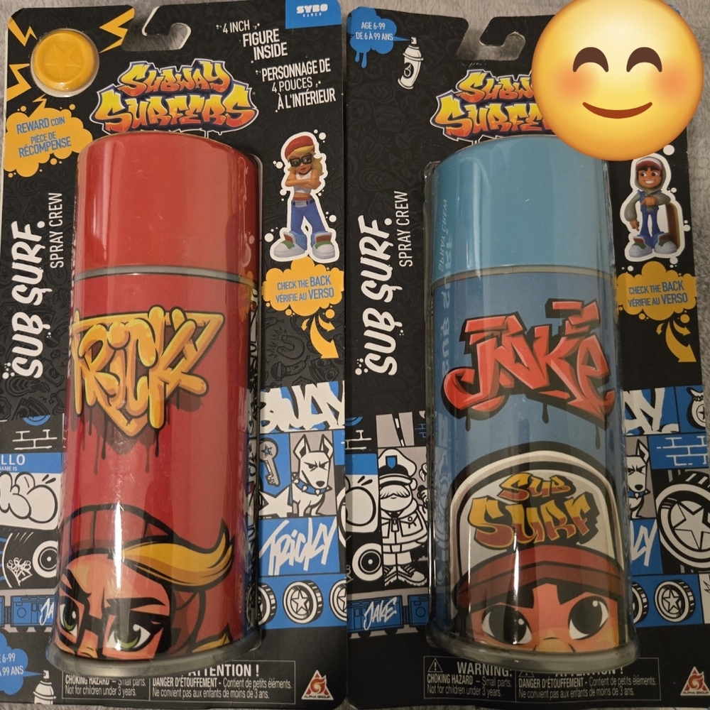 Spray Crew Toy Set - Red and Blue